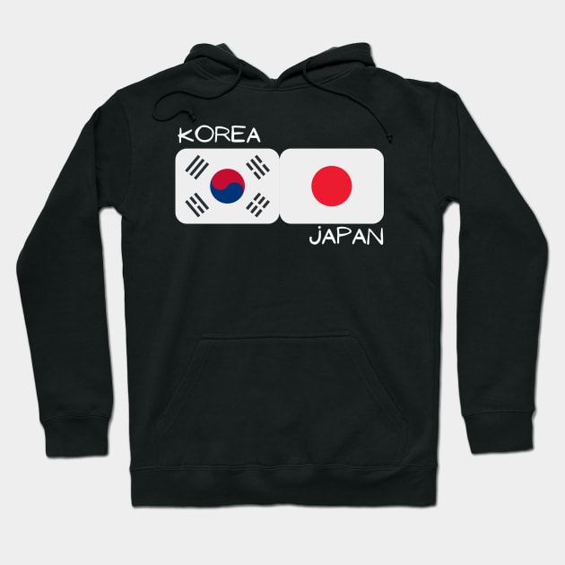 Korean Japanese - Korea, Japan Hoodie by The Korean Rage